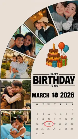 Hbd 18 March Son