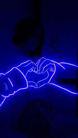 glowing 