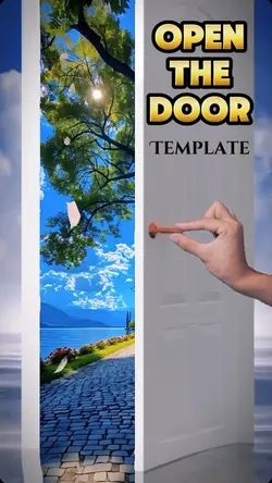 Opening the door