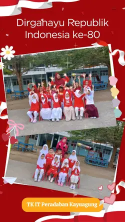 Foto Anak TK HUT RI 