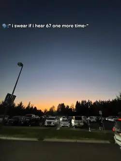 six seven!! 😝😜