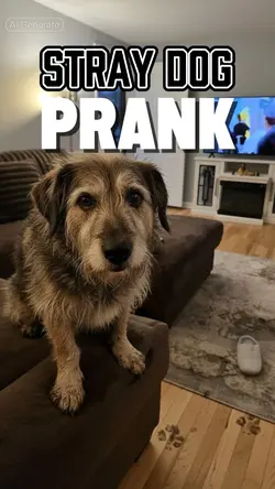 Stray Dog Prank