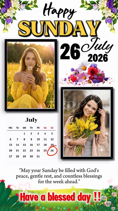 Domingo 26 de julio de 2026