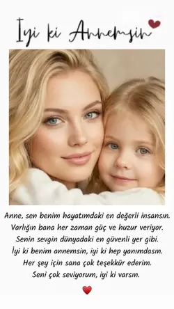 iyi ki annemsin