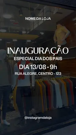INAUGURAÇÃO ESPECIAL