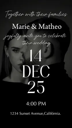 Wedding invitation