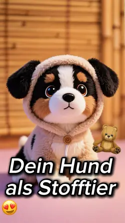 Stofftier Hund 🧸