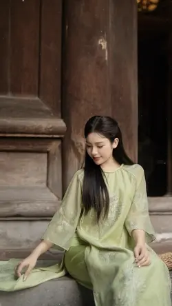 2 ảnh áo dài