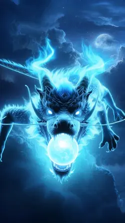 Blue moon dragon