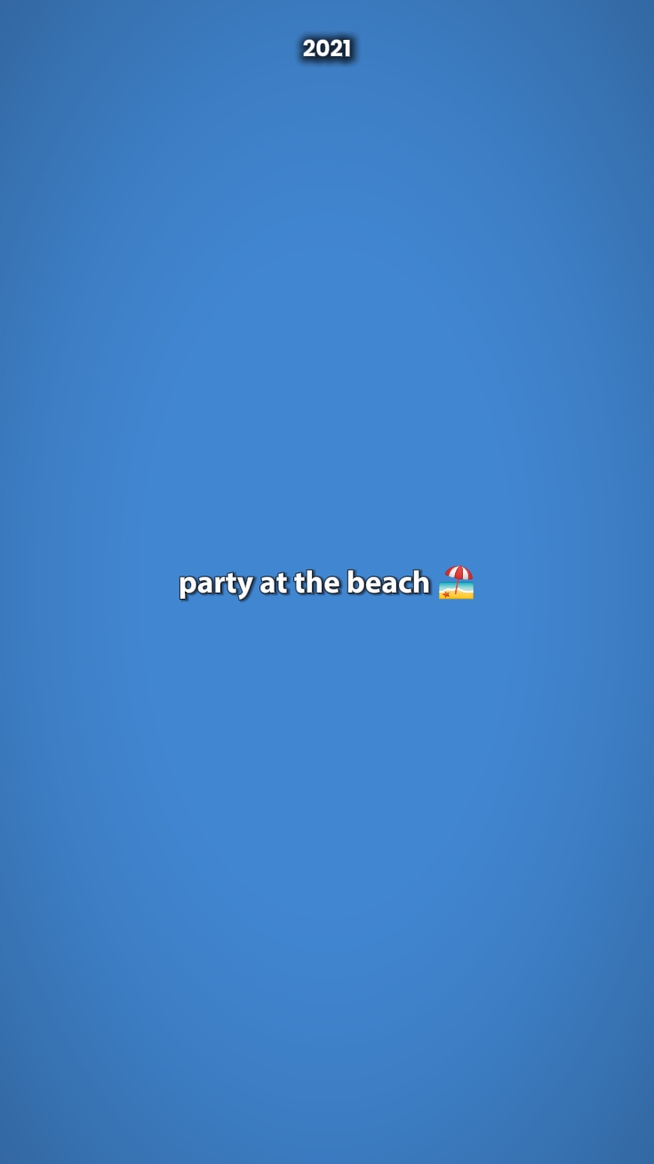 Fiesta en la playa 