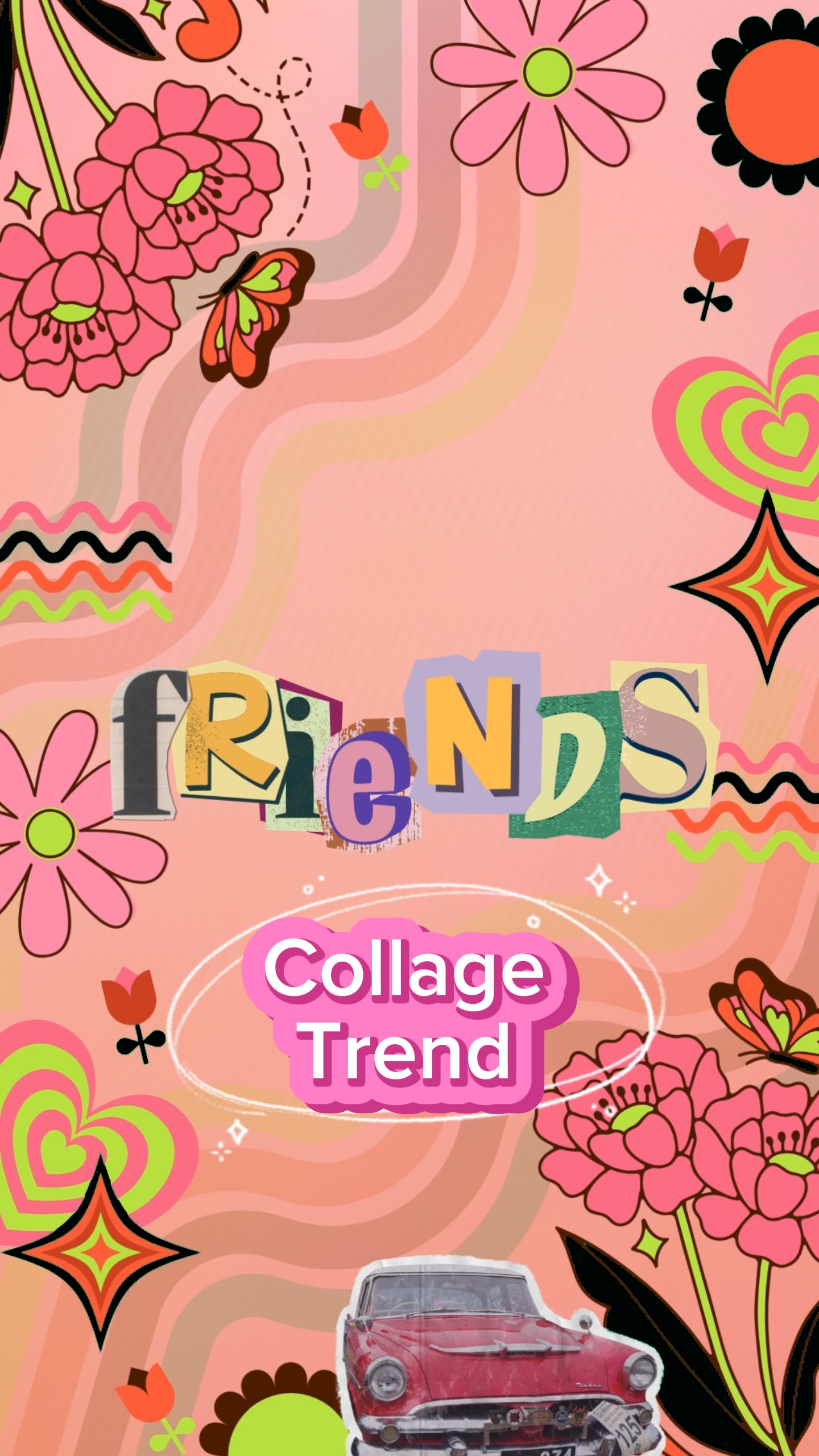 Collage d'amis