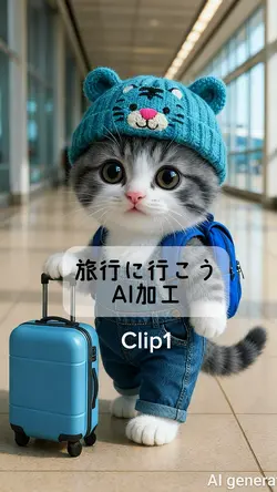 旅行に行こう/AI加工🍁