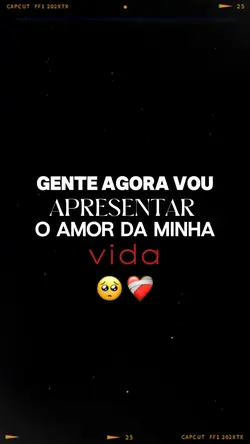 o amor da minha vida