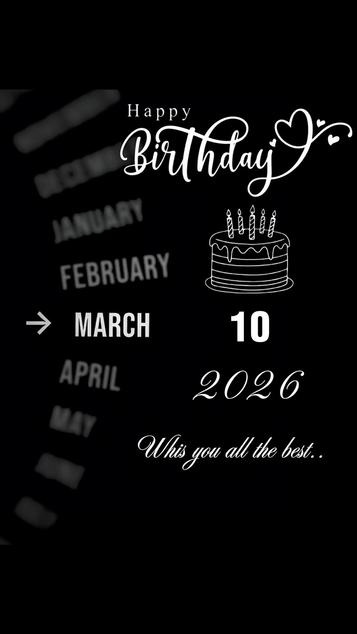 HBD 5 MARS 