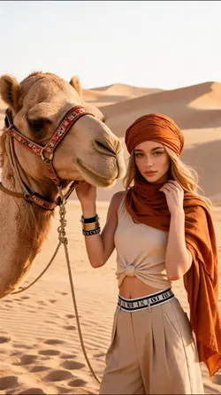 Girl in Desert