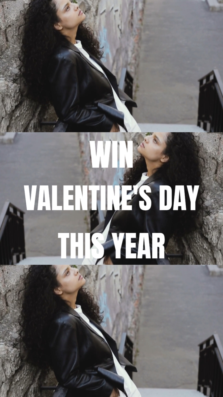 Jacket Valentine's Day Apparel Industry Split-Screen Display