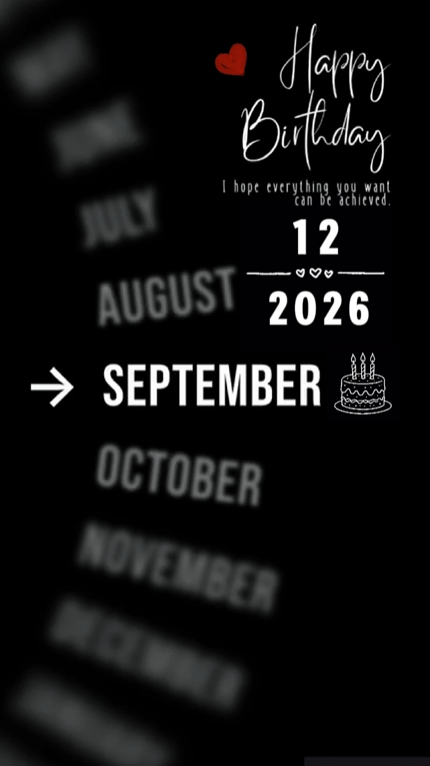 HBD MARIDO 12 DE SETEMBRO