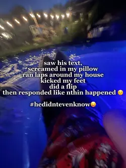 he didn’t even know