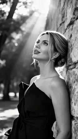 B&W portrait