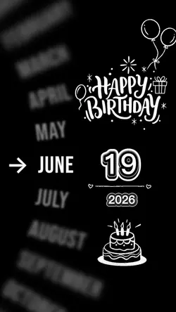 HBD 19 JUNE 2026