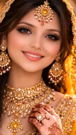 Beautiful mehndilook