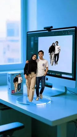 Foto AI 3 dimensi