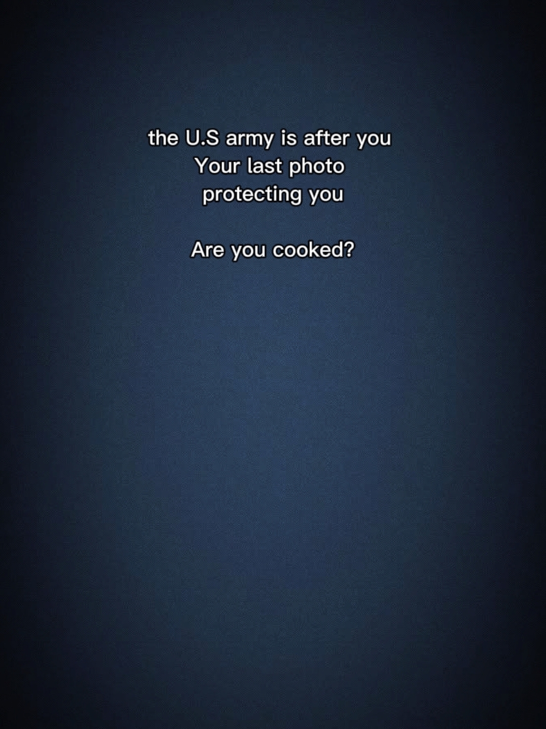 Are u cooked..??
