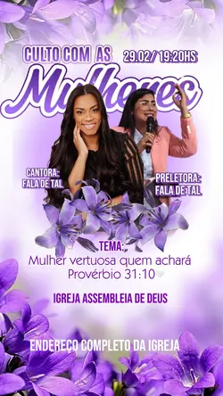 Culto com mulheres