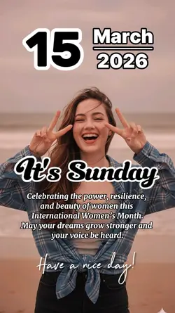 It's Sunday 
