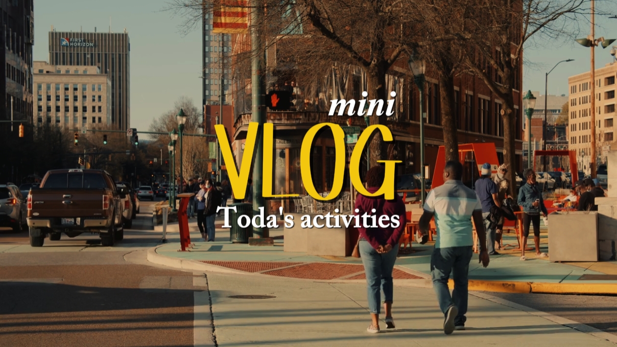 mini vlog bugünün
