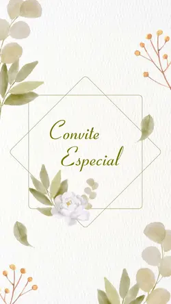 CONVITE ESPECIAL