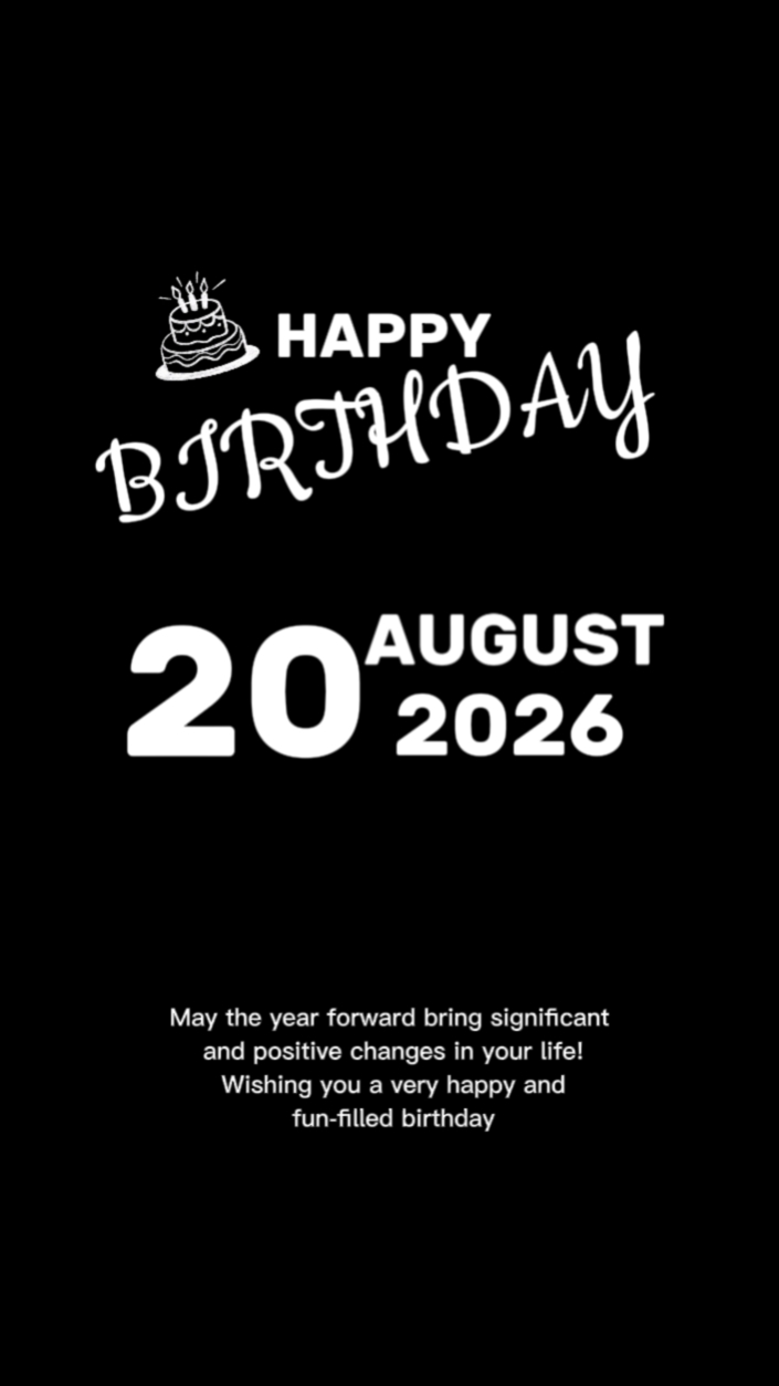 birthday template 