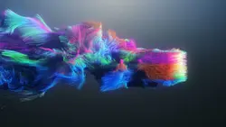 Colorful Particles