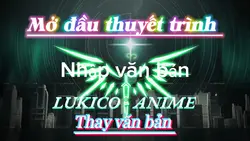 Thuyết trình mẫu mở 