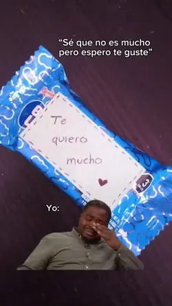 “Espero te guste” :(