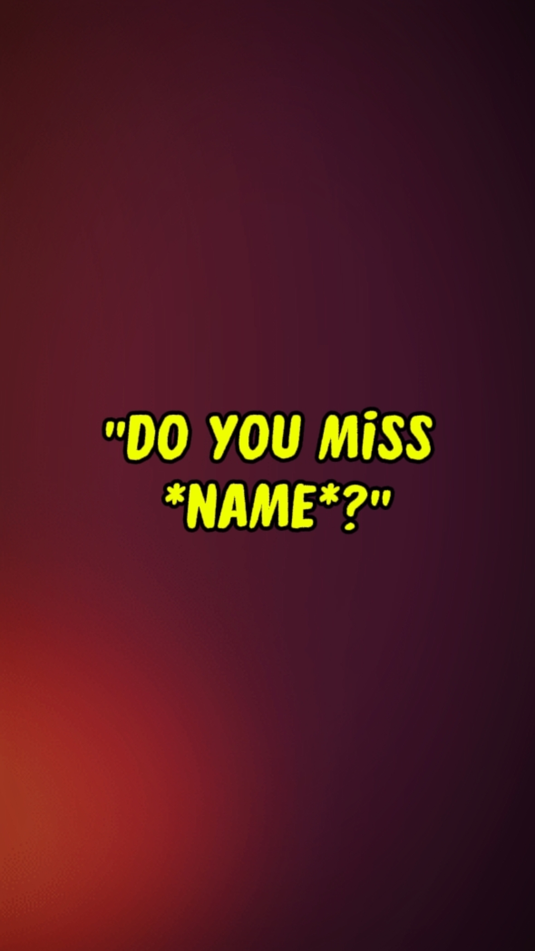miss someone