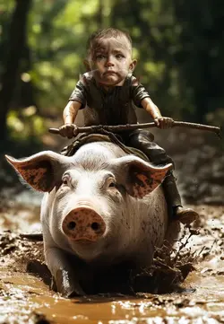 Wild pig rodeo