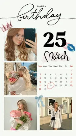 BIRTHDAY 25 MARCH