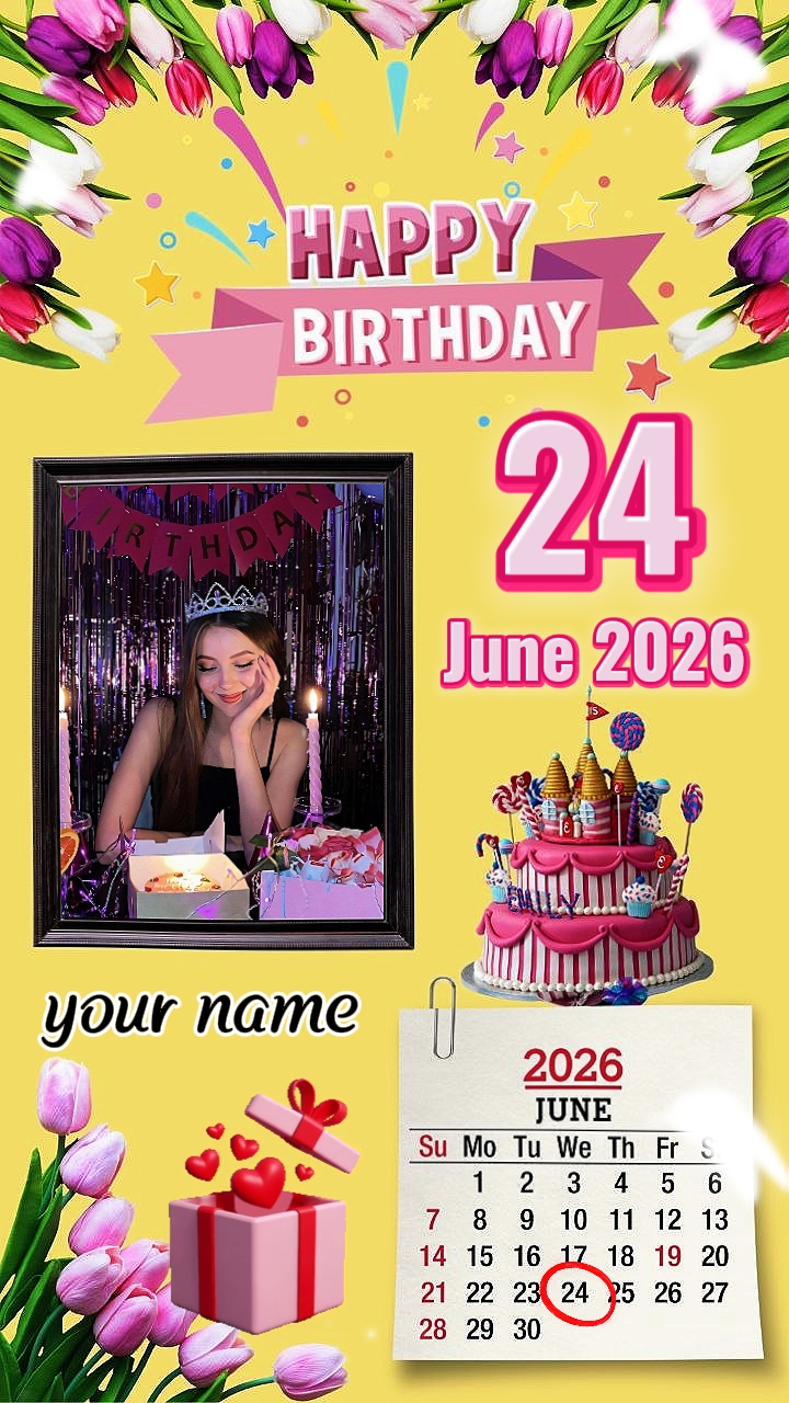 Selamat ulang tahun 24 Juni 