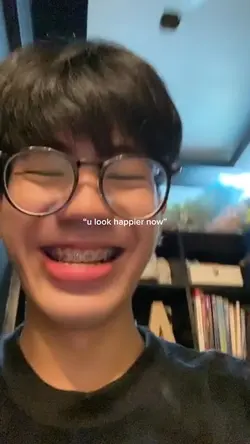 u look happier now