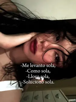 Te vas a quedar sola