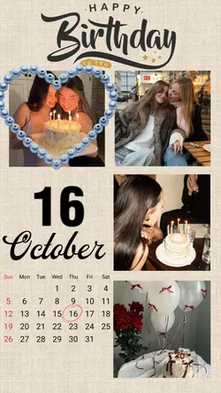 BIRTHDAY 16 OCTOBER