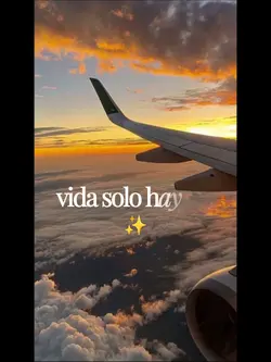 Vida solo hay una 