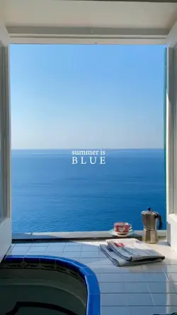 summer is blue