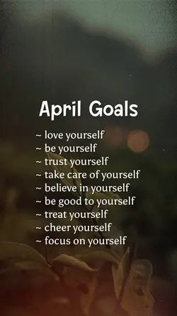 April Goals