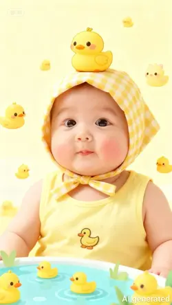 Ghép ảnh em bé 🦆