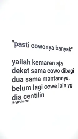 pasti cowoknya banya