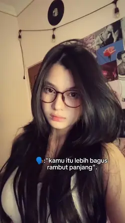 bgus rambut panjang