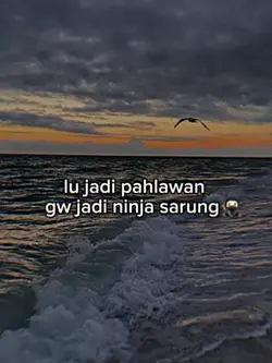 gw jadi ninja sarung