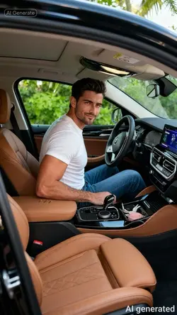 Driving Luxury Car